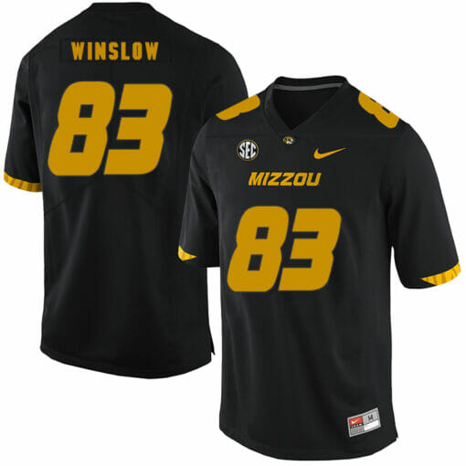 Missouri Tigers #83 Kellen Winslow NCAA College Football Jersey Black