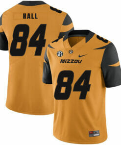 Missouri Tigers #84 Emanuel Hall NCAA College Football Jersey Gold