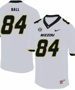 Missouri Tigers #84 Emanuel Hall NCAA College Football Jersey White
