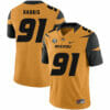 Missouri Tigers #91 Charles Harris College Football Jersey Gold