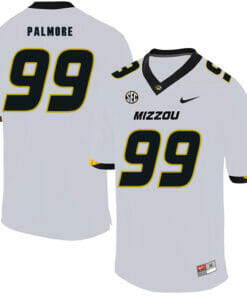 Missouri Tigers #99 Walter Palmore College Football Jersey White