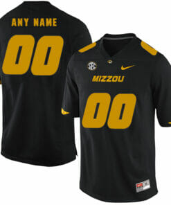 Missouri Tigers Custom Jersey Name Number College Football Black