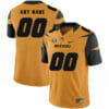 Custom Mizzou Football Jersey Name Number College Yellow