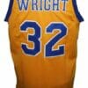 Monica Wright #32 Crenshaw Love And Basketball Jersey Yellow