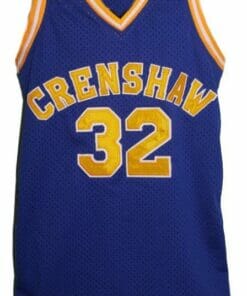 Monica Wright #32 Crenshaw Love And Basketball Jersey Blue