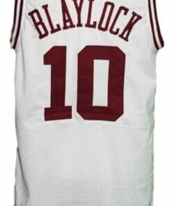 Mookie Blaylock #10 Custom College Basketball Jersey White