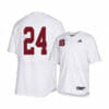 NC State Wolfpack 24 Luca Tresh White College Baseball Jersey