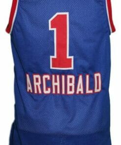 Nate Archibald #1 Cincinnati Royals Kings Basketball Jersey Blue