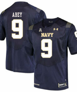 Navy Midshipmen #9 Zach Abey NCAA College Football Jersey Stitched
