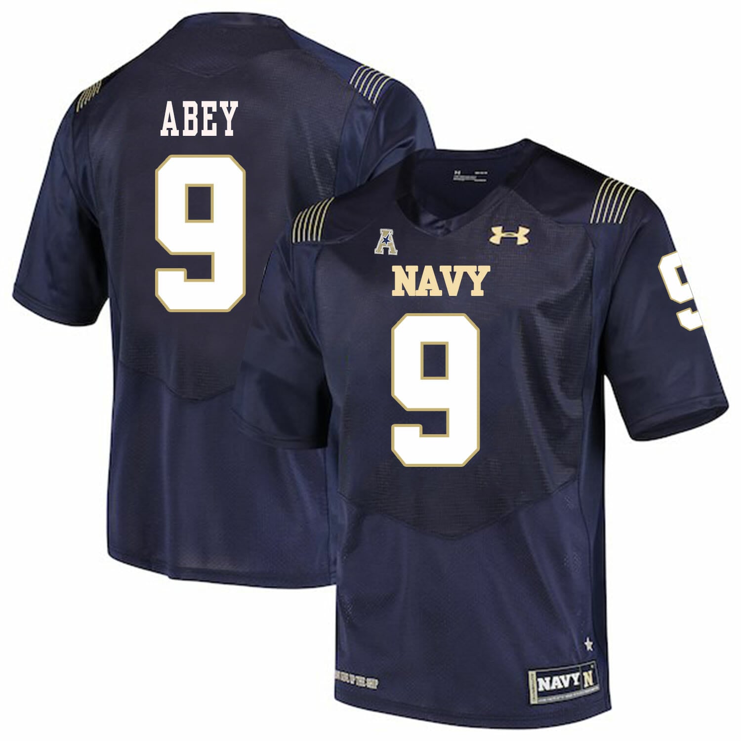 Navy Midshipmen #9 Zach Abey NCAA College Football Jersey Stitched 1 Navy Midshipmen #9 Zach Abey NCAA College Football Jersey Stitched