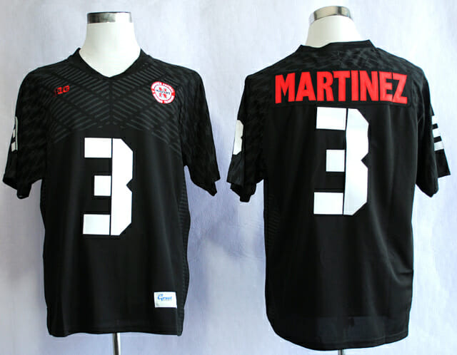 Nebraska Huskers #3 Taylor Martinez College Football Jersey Black With Name 1 Nebraska Huskers #3 Taylor Martinez College Football Jersey Black With Name