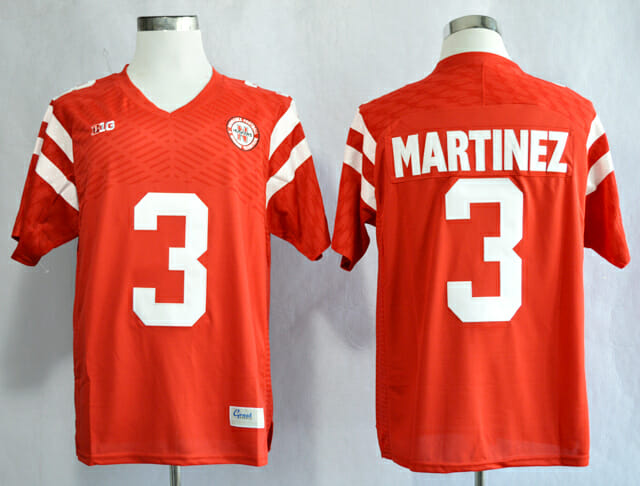 Nebraska Huskers #3 Taylor Martinez College Football Jersey Red 1 Nebraska Huskers #3 Taylor Martinez College Football Jersey Red