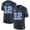 North Carolina Tar Heels #12 Chazz Surratt Football Jersey Black