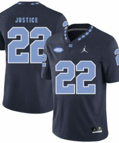 North Carolina Tar Heels #22 Charlie Justice Football Jersey Black