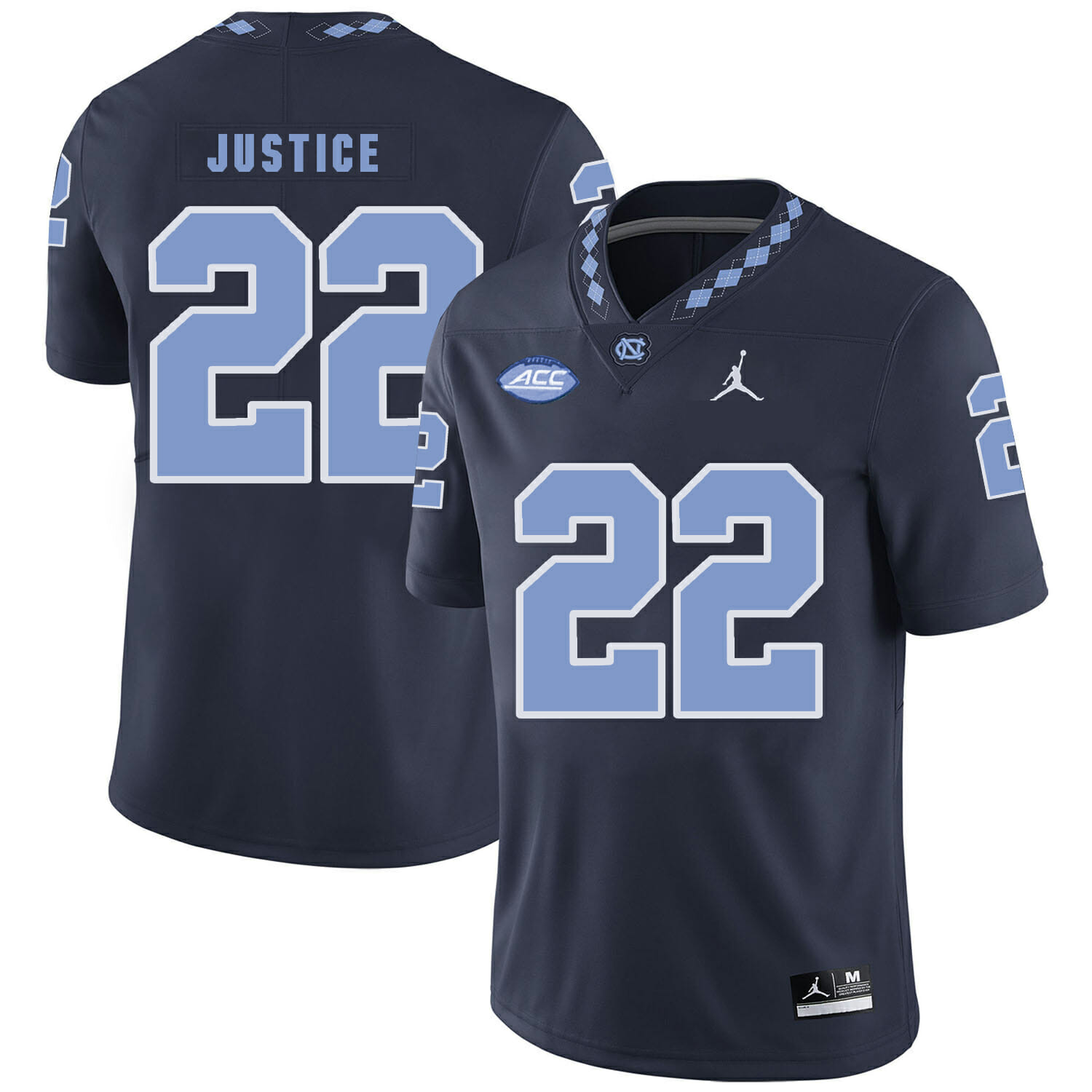 North Carolina Tar Heels #22 Charlie Justice Football Jersey Black 1 North Carolina Tar Heels #22 Charlie Justice Football Jersey Black