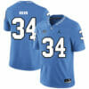 North Carolina Tar Heels #34 Elijah Hood Football Jersey Blue