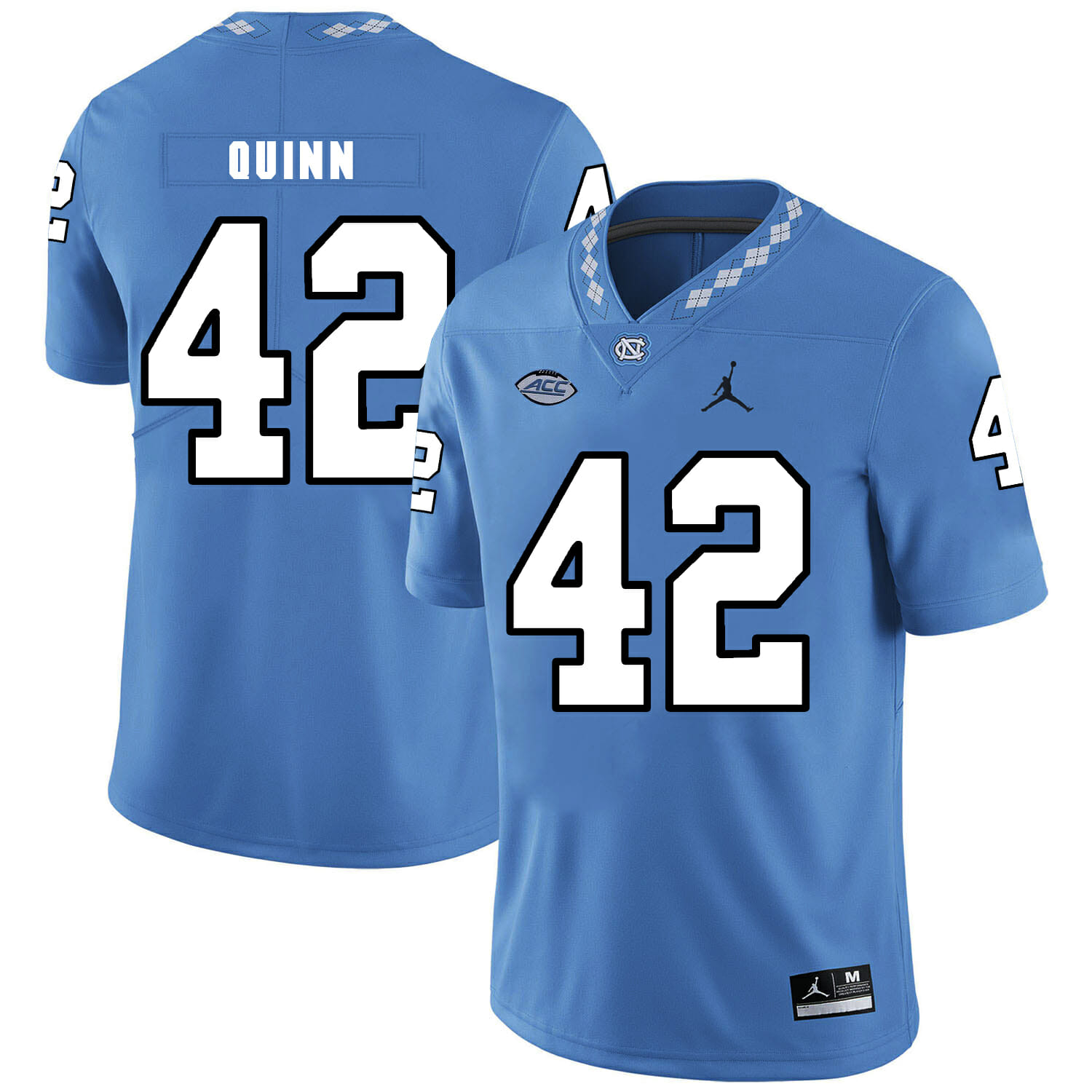 North Carolina Tar Heels #42 Robert Quinn Football Jersey Blue 1 North Carolina Tar Heels #42 Robert Quinn Football Jersey Blue