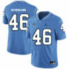 North Carolina Tar Heels #46 Bill Sutherland Football Jersey Blue