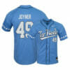 North Carolina Tar Heels 49 Chris Joyner Blue Elite Baseball Jersey