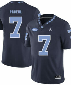 North Carolina Tar Heels #7 Austin Proehl NCAA Football Jersey Black