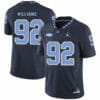 North Carolina Tar Heels #92 Sylvester Williams Football Jersey Black