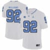 North Carolina Tar Heels #92 Sylvester Williams Football Jersey White
