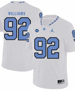 North Carolina Tar Heels #92 Sylvester Williams Football Jersey White