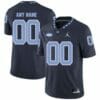 Custom North Carolina Jersey Navy College Football