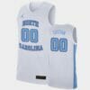 North Carolina Tar Heels Custom Name Number White College Basketball Replica Jersey1