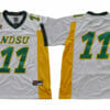 North Dakota State Bison #11 Carson Wentz Football Jersey White 7 North Dakota State Bison #11 Carson Wentz Football Jersey White