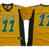North Dakota State Bison #11 Carson Wentz Football Jersey Yellow