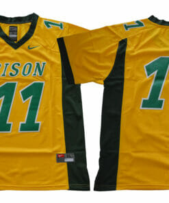 North Dakota State Bison #11 Carson Wentz Football Jersey Yellow