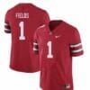 Ohio State Buckeyes #1 Justin Fields College NCAA Football Red Jersey