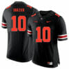 Ohio State Buckeyes #10 Ryan Shazier Football Jersey Black Shadow
