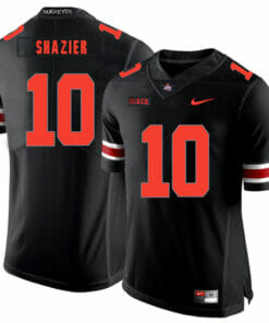 Ohio State Buckeyes #10 Ryan Shazier Football Jersey Black Shadow