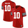 Ohio State Buckeyes #10 Ryan Shazier Football Jersey Diamond Red