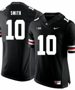Ohio State Buckeyes #10 Troy Smith Football Jersey Black