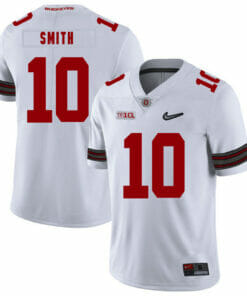 Ohio State Buckeyes #10 Troy Smith Football Jersey Diamond White