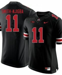 Ohio State Buckeyes #11 Jaxon Smith Njigba Jersey College Football Black