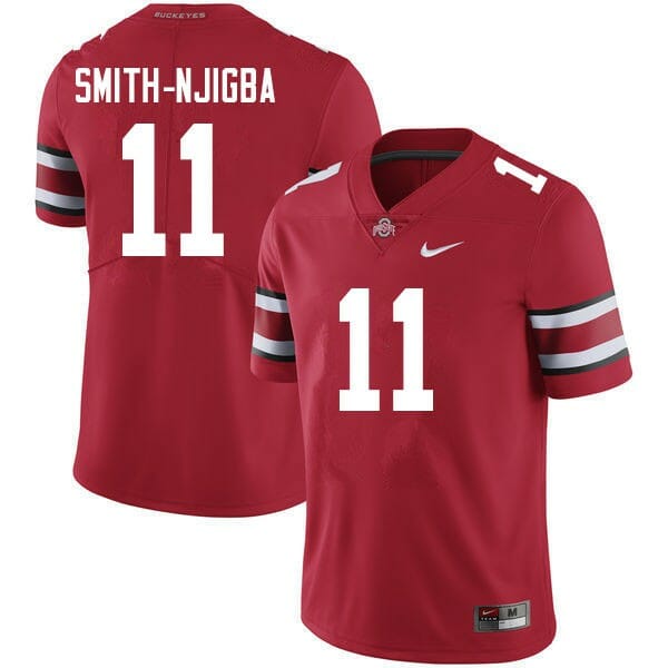 Ohio State Buckeyes #11 Smith Njigba Jersey College Football Scarlet 1 Ohio State Buckeyes #11 Smith Njigba Jersey College Football Scarlet