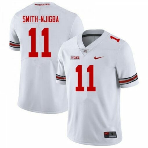 Jaxon Smith Njigba Jersey Ohio #11 College Football White