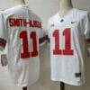 Ohio State Buckeyes #11 Smith-Njicba NCAA Football Jersey White