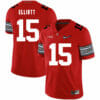 Ohio State Buckeyes #15 Ezekiel Elliott Football Jersey Diamond Red