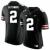 Ohio State Buckeyes #2 Marshon Lattimore Football Jersey Black