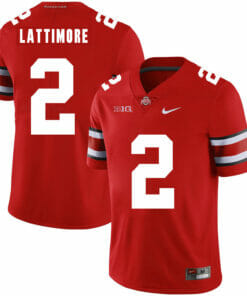 Ohio State Buckeyes #2 Marshon Lattimore Football Jersey Red