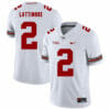 Ohio State Buckeyes #2 Marshon Lattimore Football Jersey White 7 Ohio State Buckeyes #2 Marshon Lattimore Football Jersey White