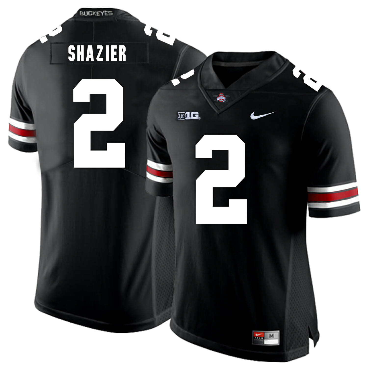 Ohio State Buckeyes #2 Ryan Shazier Football Jersey Black 1 Ohio State Buckeyes #2 Ryan Shazier Football Jersey Black