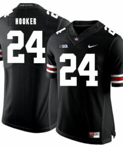 Ohio State Buckeyes #24 Malik Hooker Football Jersey Black