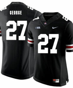 Ohio State Buckeyes #27 Eddie George Football Jersey Black