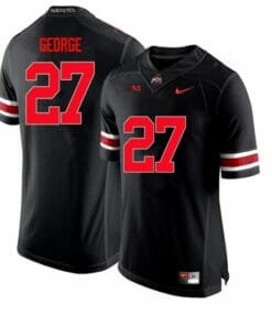 Ohio State Buckeyes #27 Eddie George NCAA College Football Black Jersey